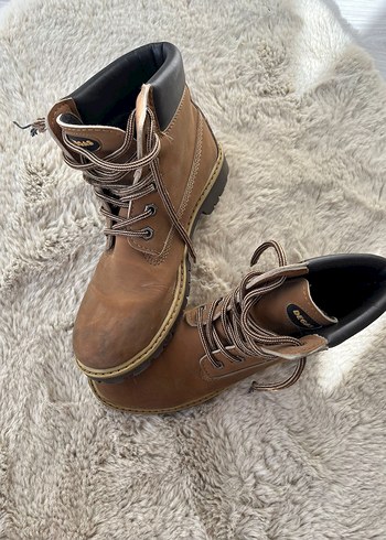Kahverengi Kadın Süet  Bot - Görsel 4