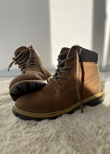 Kahverengi Kadın Süet  Bot - Görsel 3