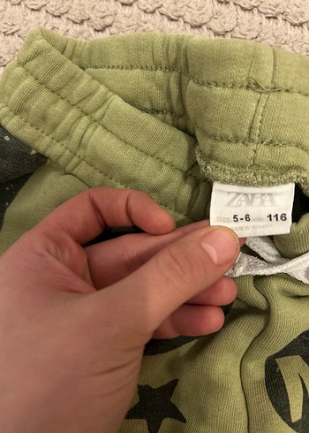 Erkek Çocuk haki Baskılı Bol Kesim Eşofman - Görsel 4