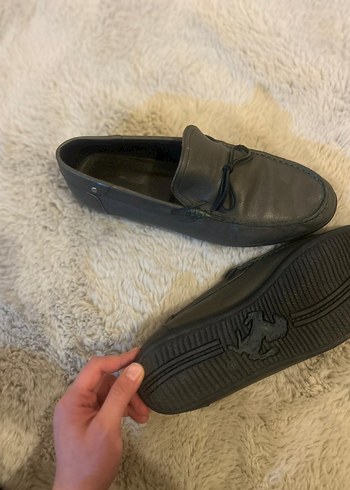 Gri Deri Erkek Loafer - Görsel 3