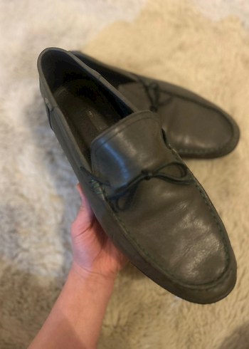 Gri Deri Erkek Loafer - Görsel 2