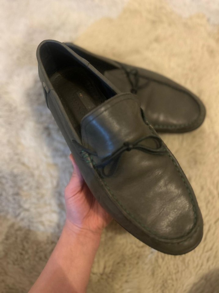 Gri Deri Erkek Loafer - Görsel 2