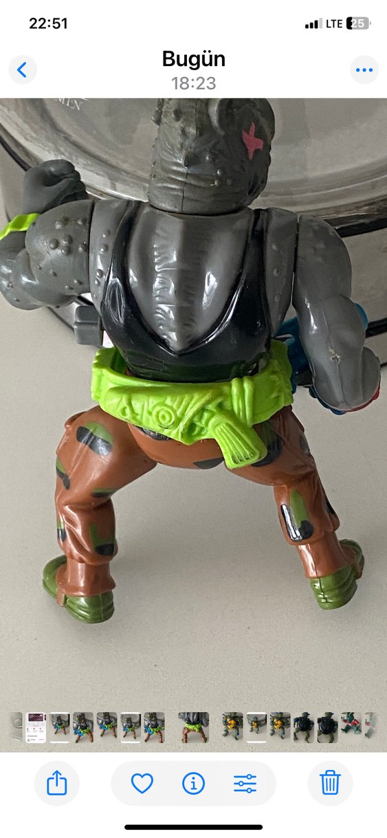 Gri Rinoceront Temalı Aksiyon Figürü - Görsel 3