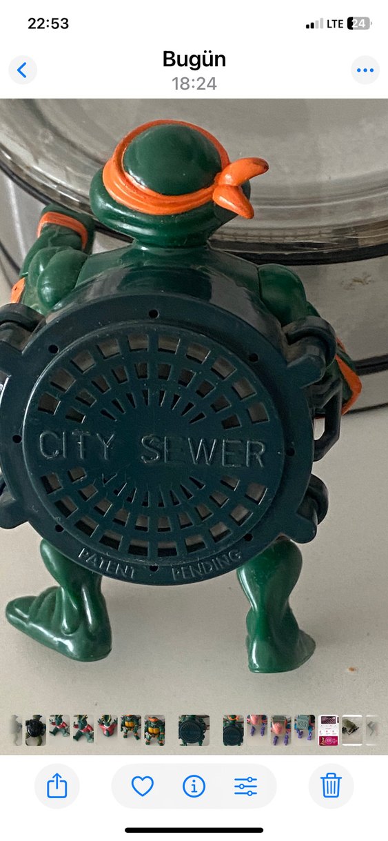 Yeşil Ninja Kaplumbağa Aksiyon Figürü - Görsel 4