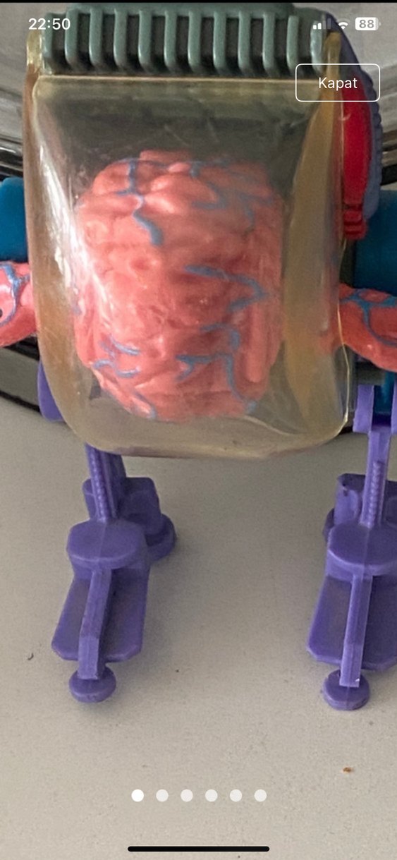 Mor ve Gri Robot Figürü - Görsel 2