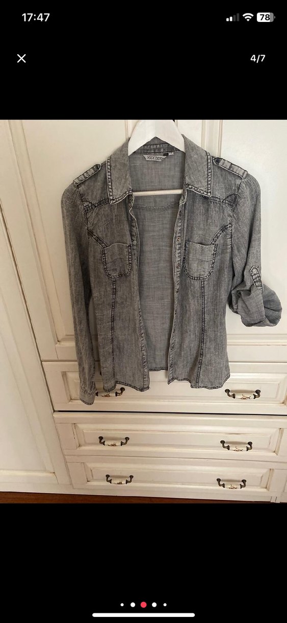 Gri spor gömlek - Görsel 2