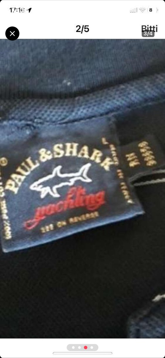 Lacivert Çizgili Polo Tişört - Görsel 4