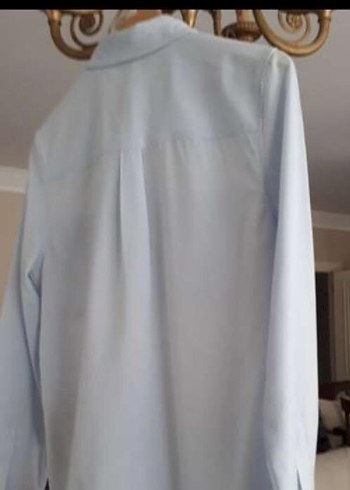 Düğmeli, Uzun Kollu Kadın Gömlek - Görsel 4