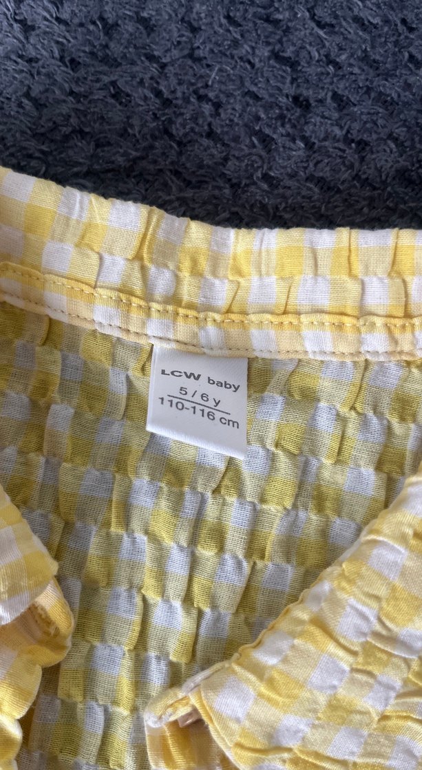 Sarı Kolsuz Düğmeli gömlek - Görsel 2