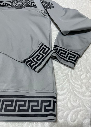 Gri Erkek Uzun Kollu Spor Sweatshirt - Görsel 5