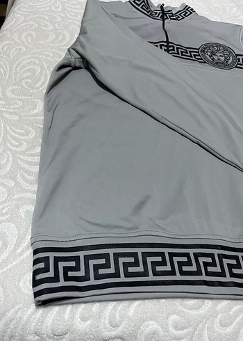 Gri Erkek Uzun Kollu Spor Sweatshirt - Görsel 4