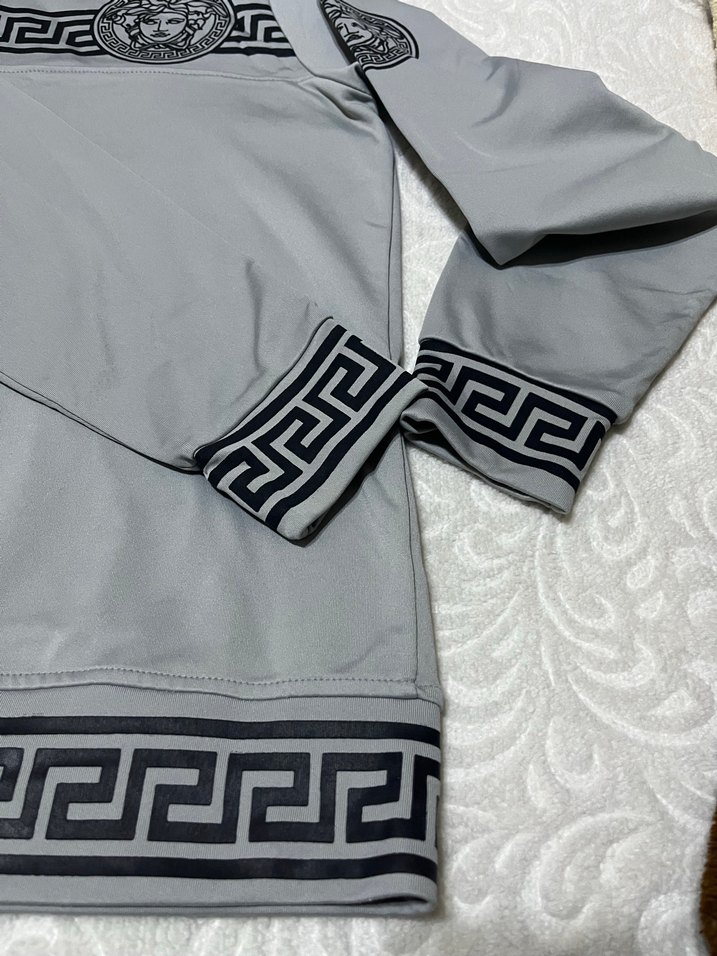 Gri Erkek Uzun Kollu Spor Sweatshirt - Görsel 5