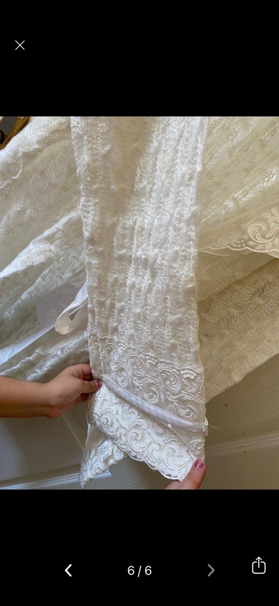 Nakışlı Bohem Beyaz Midi Kadın Elbise - Görsel 5