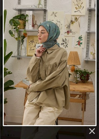  Beden yeşil Renk Delia Desen Pamuk İpek Eşarp - Fresh Scarf