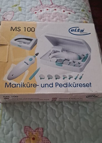 Elta MS100 Manikür ve Pedikür Seti Beyaz