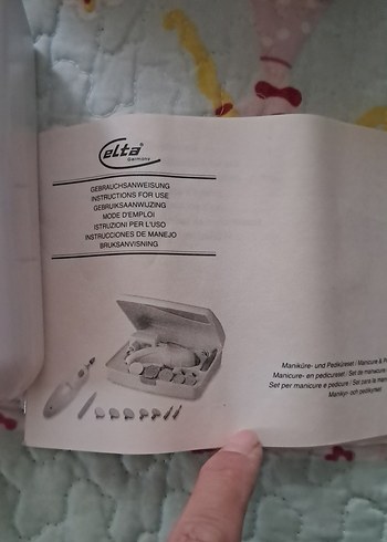 Beden Elta MS100 Manikür ve Pedikür Seti Beyaz