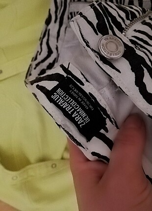 Zara Zebra desen zara jean