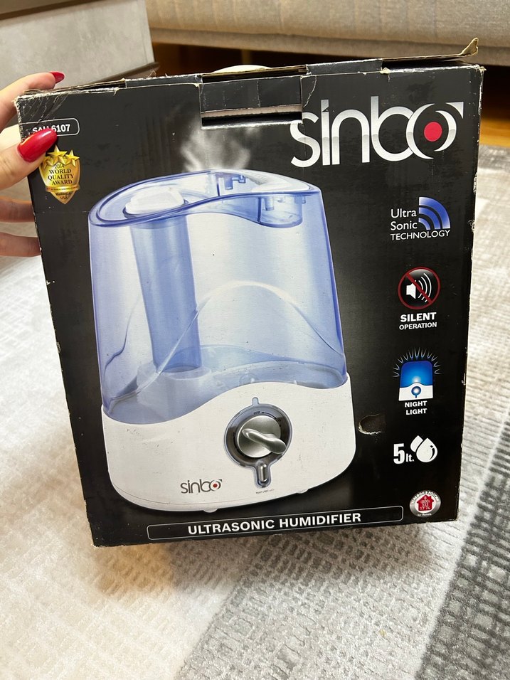 Sinbo Ultrasonik Hava Nemlendirici 5L Beyaz - Görsel 3