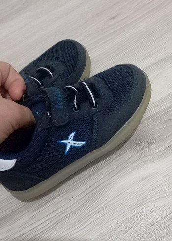 Koyu Mavi Erkek Çocuk Spor Ayakkabı Velcro