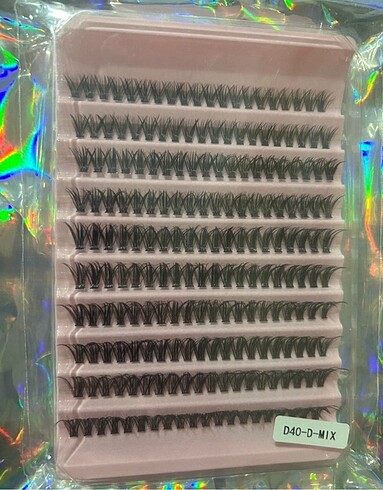 Diğer 80D 200 LÜ DEMET İPEK KİRPİK SET