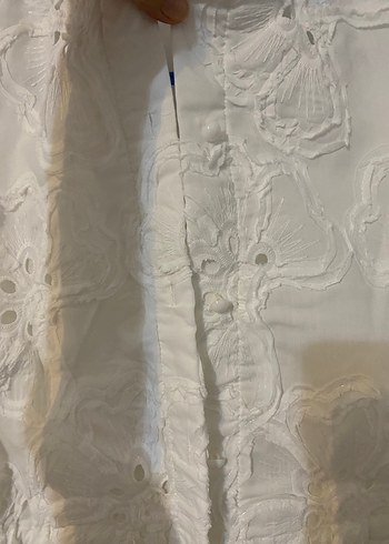 Beyaz Pamuklu Bohem Kadın elbise - Görsel 8