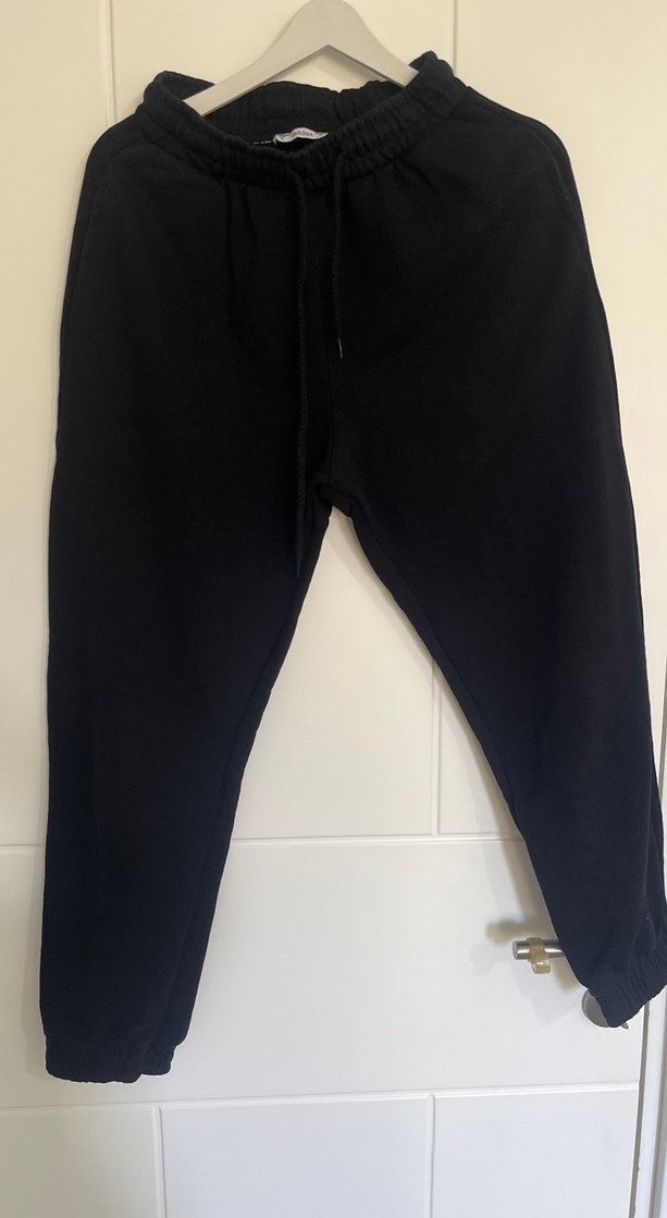 Siyah Rahat Kesim Kadın Eşofman Altı - Görsel 2