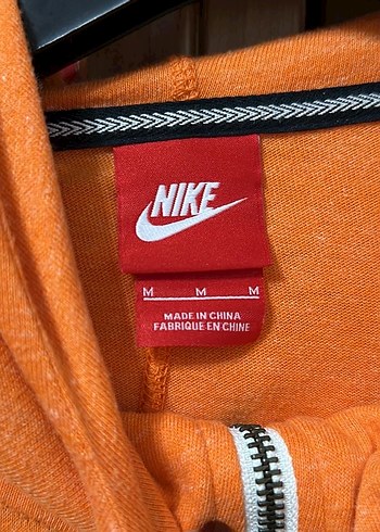 m Beden Nike Degrade Fermuarlı Sweatshirt