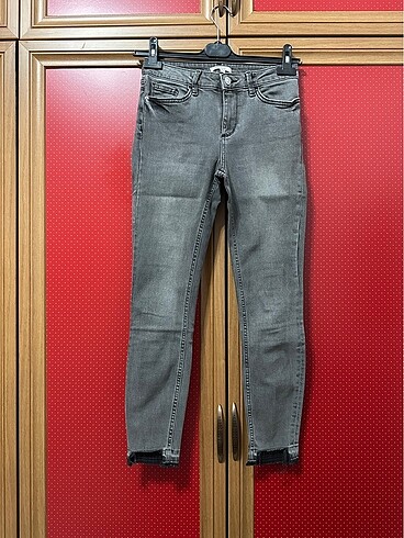 36 Beden Gri skinny jean