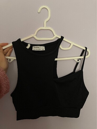 bershka siyah crop