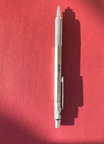  Scrikss Graph-X Versatil Uçlu Kalem Metal 0.5mm - Kurşun Gri