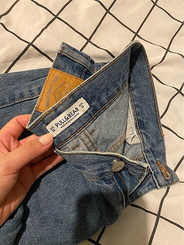 Pull And Bear Yüksek Bel Mom Jean Kot