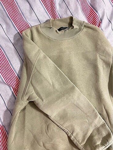 Milla Kadın Oversize Yeşil Sweatshirt