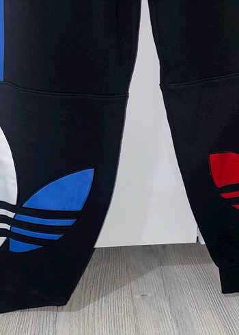 Erkek Siyah Fitilli Eşofman Altı - Görsel 2