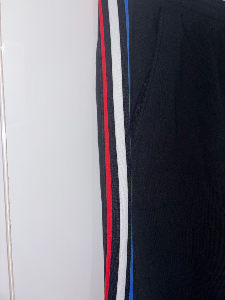 Erkek Siyah Fitilli Eşofman Altı - Görsel 3