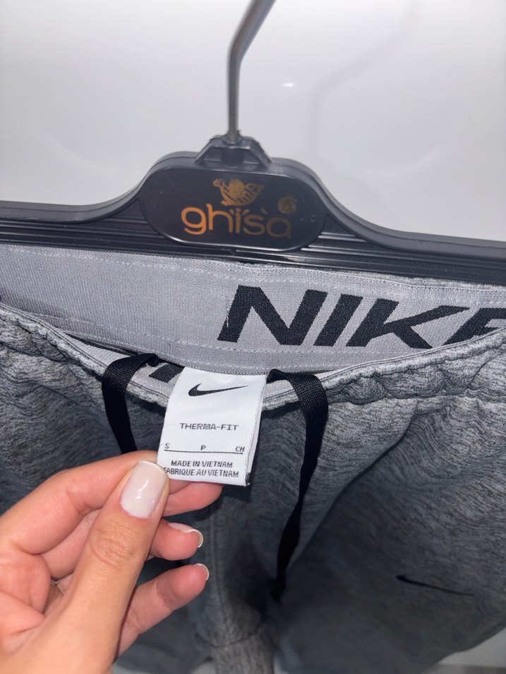 Nike Gri Belden Bağlamalı Erkek Eşofman Altı - Görsel 5