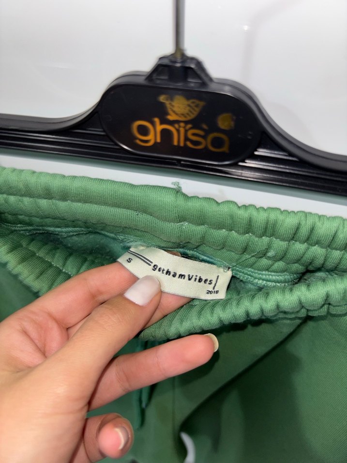 Kadın Haki Rahat Kesim Sweatpant - Görsel 4