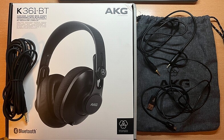 AKG K361BT Kulaküstü Katlanabilir Stüdyo Kulaklığı