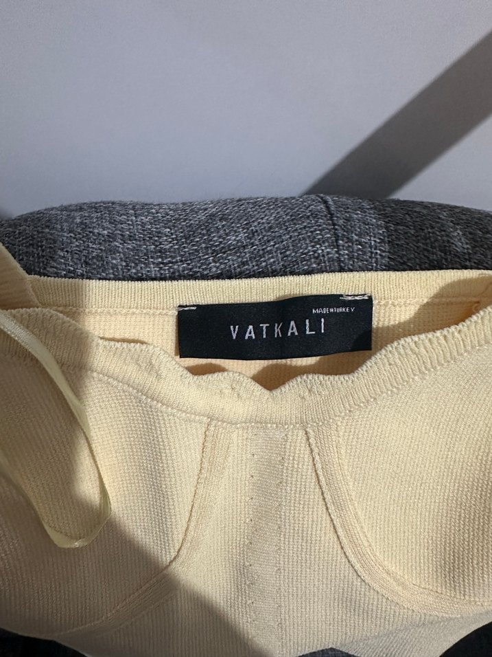 Sarı Mini Straplez Büstiyer - Görsel 3