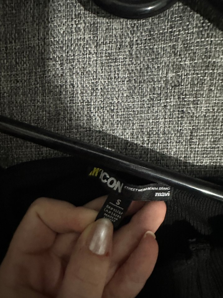 Siyah Mini Strappy Büstiyer - Görsel 2