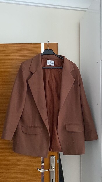 m Beden kahverengi Renk Blazer ceket