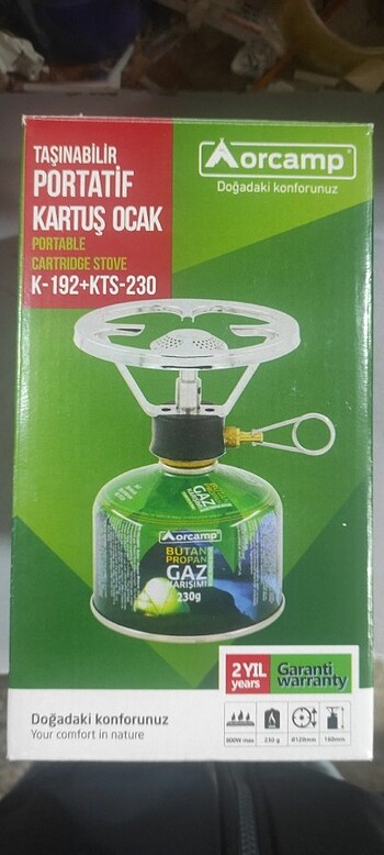 Kamp ocağı kamp tüpü 