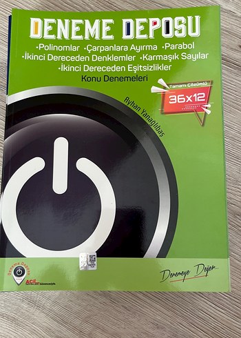 Deneme Deposu Konu Denemeleri Kitabı