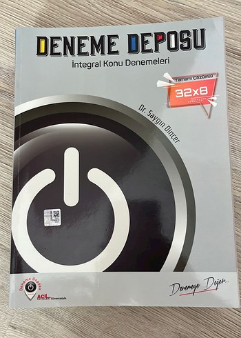 DENEME DEPOSU İntegral Konu Denemeleri Kitabı