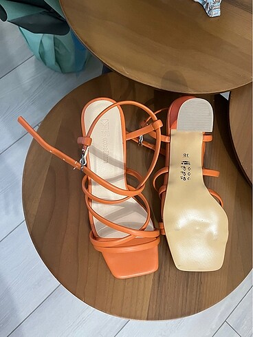 38 Beden turuncu Renk Topuklu Sandalet / Topuklu Ayakkabı