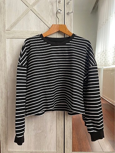 Koton Crop Oversize Sweatshirt