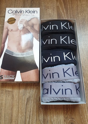 Calvin Klein Erkek 5'li Pamuklu Boxer Seti