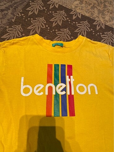 Benetton Benetton erkek çocuk sarı kazak