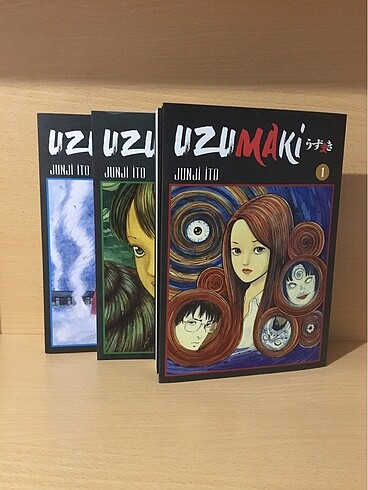 Uzumaki 1-3 manga çizgi roman junji ito