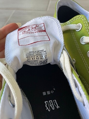 39,5 Beden Converse Amerika