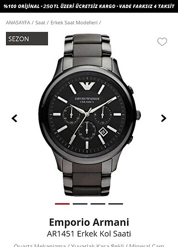  Beden Emporio Armani seramik